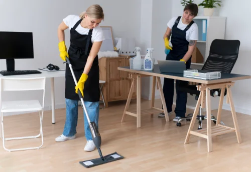 Nettoyage de bureau professionnel à Dampniat